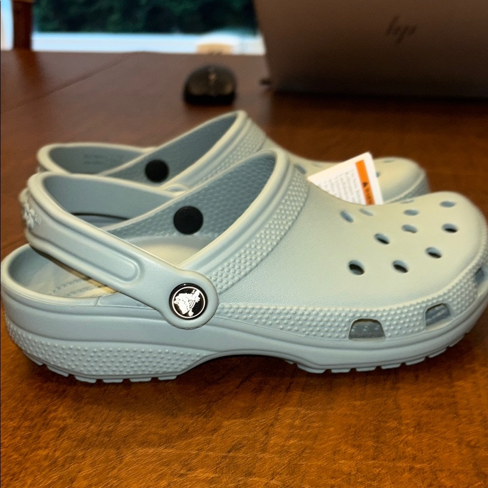 CROCS Kids Classic Clog in Light Sage
